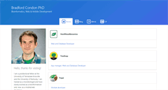 Desktop Screenshot of bradfordcondon.com
